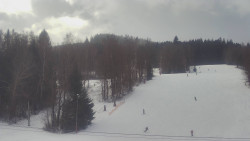 Dojezd hlavní sjezdovky