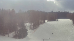 Dojezd hlavní sjezdovky