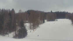 Dojezd hlavní sjezdovky