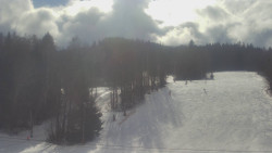 Dojezd hlavní sjezdovky