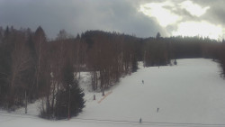 Dojezd hlavní sjezdovky