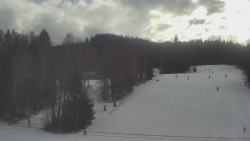 Dojezd hlavní sjezdovky