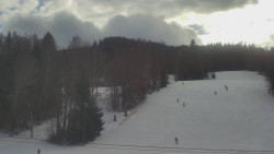 Dojezd hlavní sjezdovky