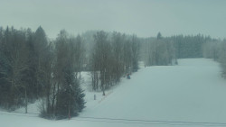 Dojezd hlavní sjezdovky