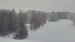 Dojezd hlavní sjezdovky