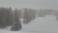 Dojezd hlavní sjezdovky