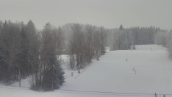 Dojezd hlavní sjezdovky