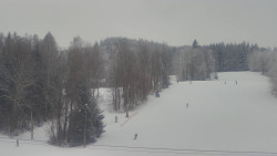 Dojezd hlavní sjezdovky