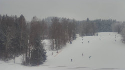 Dojezd hlavní sjezdovky