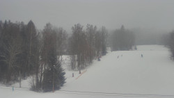 Dojezd hlavní sjezdovky