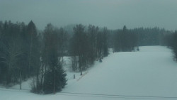 Dojezd hlavní sjezdovky