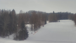 Dojezd hlavní sjezdovky