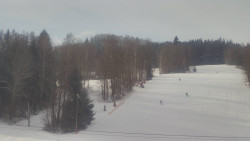 Dojezd hlavní sjezdovky