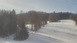 Dojezd hlavní sjezdovky