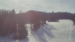 Dojezd hlavní sjezdovky