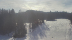 Dojezd hlavní sjezdovky