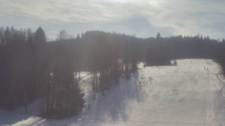 Dojezd hlavní sjezdovky