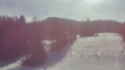 Dojezd hlavní sjezdovky