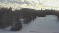 Dojezd hlavní sjezdovky