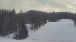 Dojezd hlavní sjezdovky