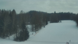 Dojezd hlavní sjezdovky