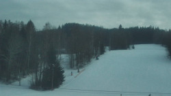 Dojezd hlavní sjezdovky