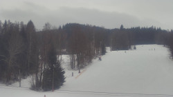 Dojezd hlavní sjezdovky