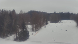 Dojezd hlavní sjezdovky