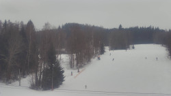 Dojezd hlavní sjezdovky