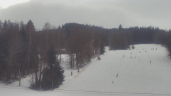 Dojezd hlavní sjezdovky