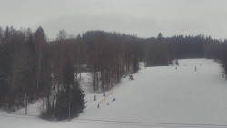 Dojezd hlavní sjezdovky