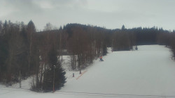 Dojezd hlavní sjezdovky