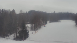 Dojezd hlavní sjezdovky