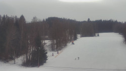 Dojezd hlavní sjezdovky