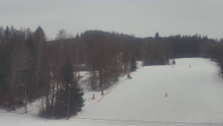 Dojezd hlavní sjezdovky