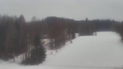 Dojezd hlavní sjezdovky