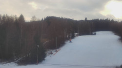 Dojezd hlavní sjezdovky