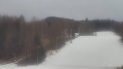 Dojezd hlavní sjezdovky