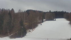 Dojezd hlavní sjezdovky