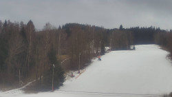 Dojezd hlavní sjezdovky