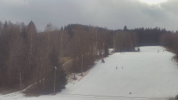 Dojezd hlavní sjezdovky