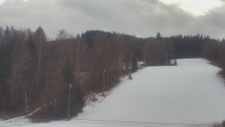 Dojezd hlavní sjezdovky