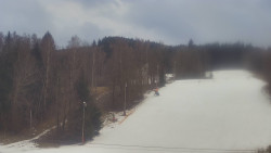 Dojezd hlavní sjezdovky