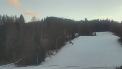 Dojezd hlavní sjezdovky