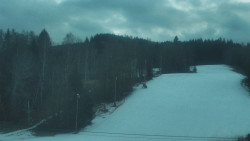 Dojezd hlavní sjezdovky