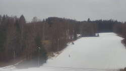 Dojezd hlavní sjezdovky