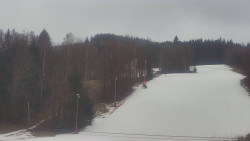 Dojezd hlavní sjezdovky