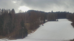 Dojezd hlavní sjezdovky