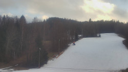 Dojezd hlavní sjezdovky