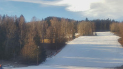 Dojezd hlavní sjezdovky